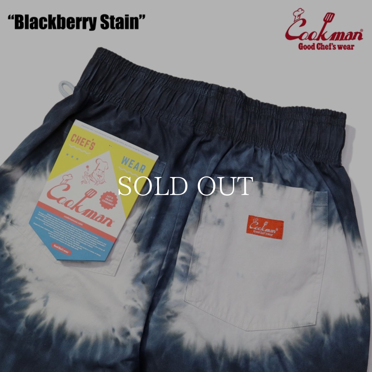 画像8: COOKMAN  シェフパンツ Chef Pants Blackberry Stain (8)