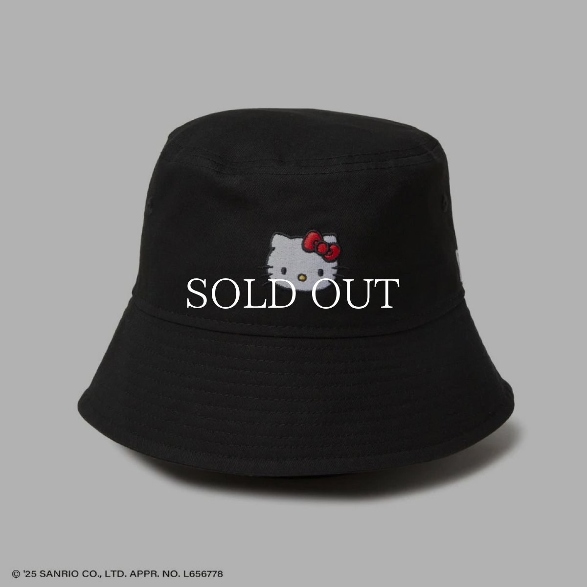 画像2: NEW ERA  バケット01 セーラーブリム HELLO KITTY ハローキティ ブラック (2)