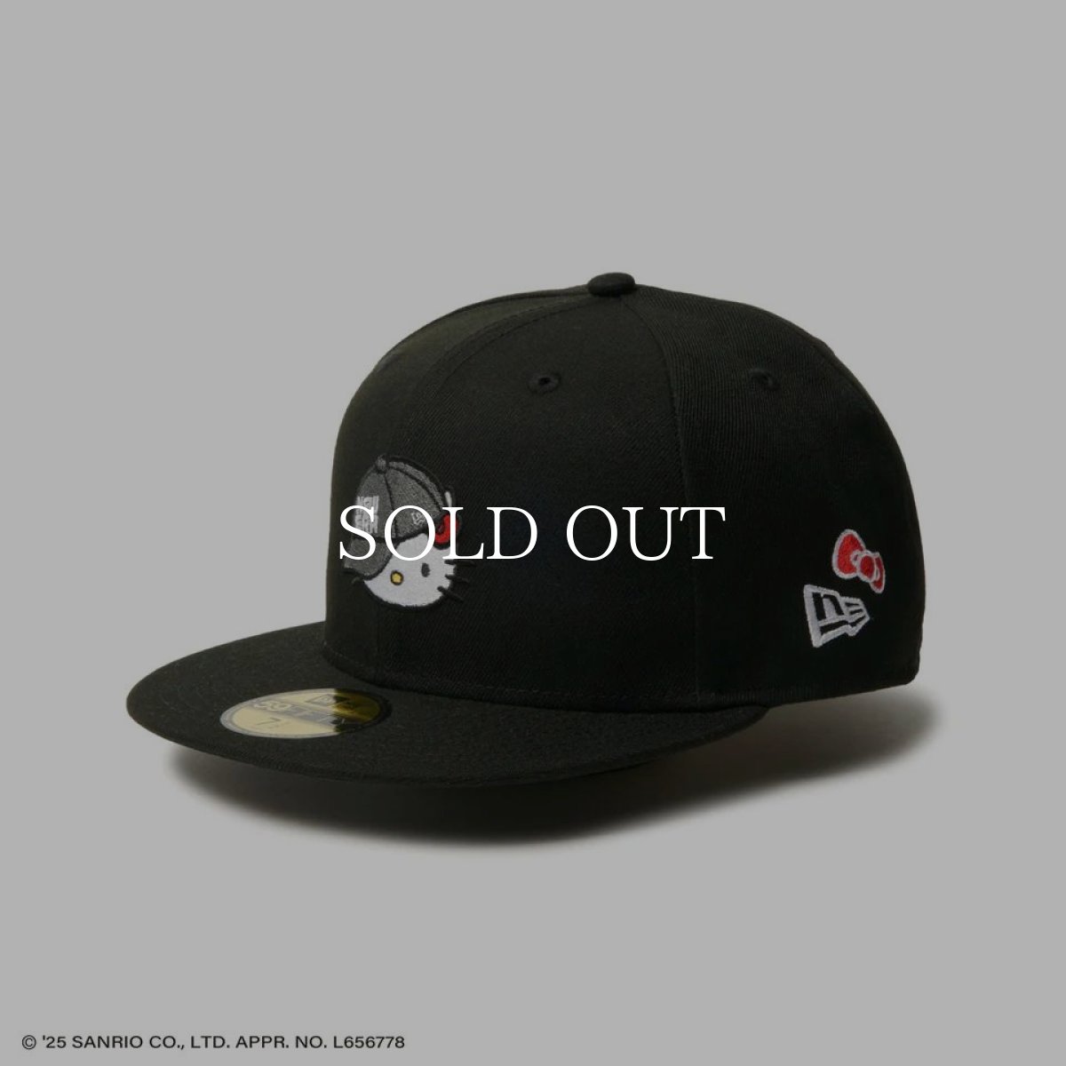 画像4: NEW ERA  59FIFTY HELLO KITTY キャップ ブラック (4)