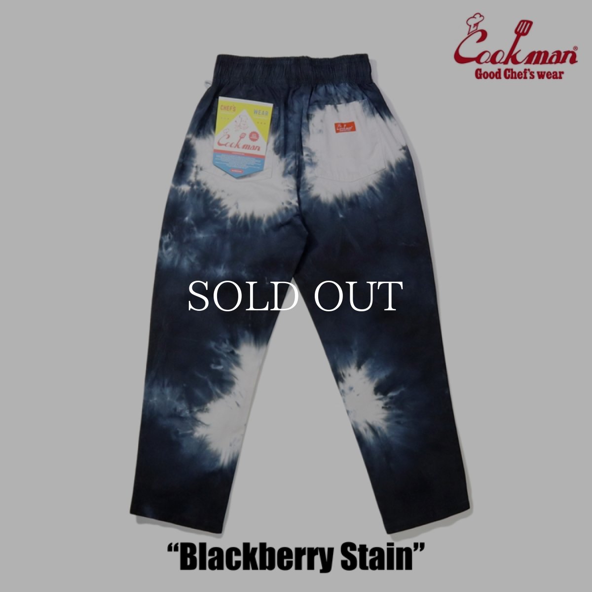 画像3: COOKMAN  シェフパンツ Chef Pants Blackberry Stain (3)