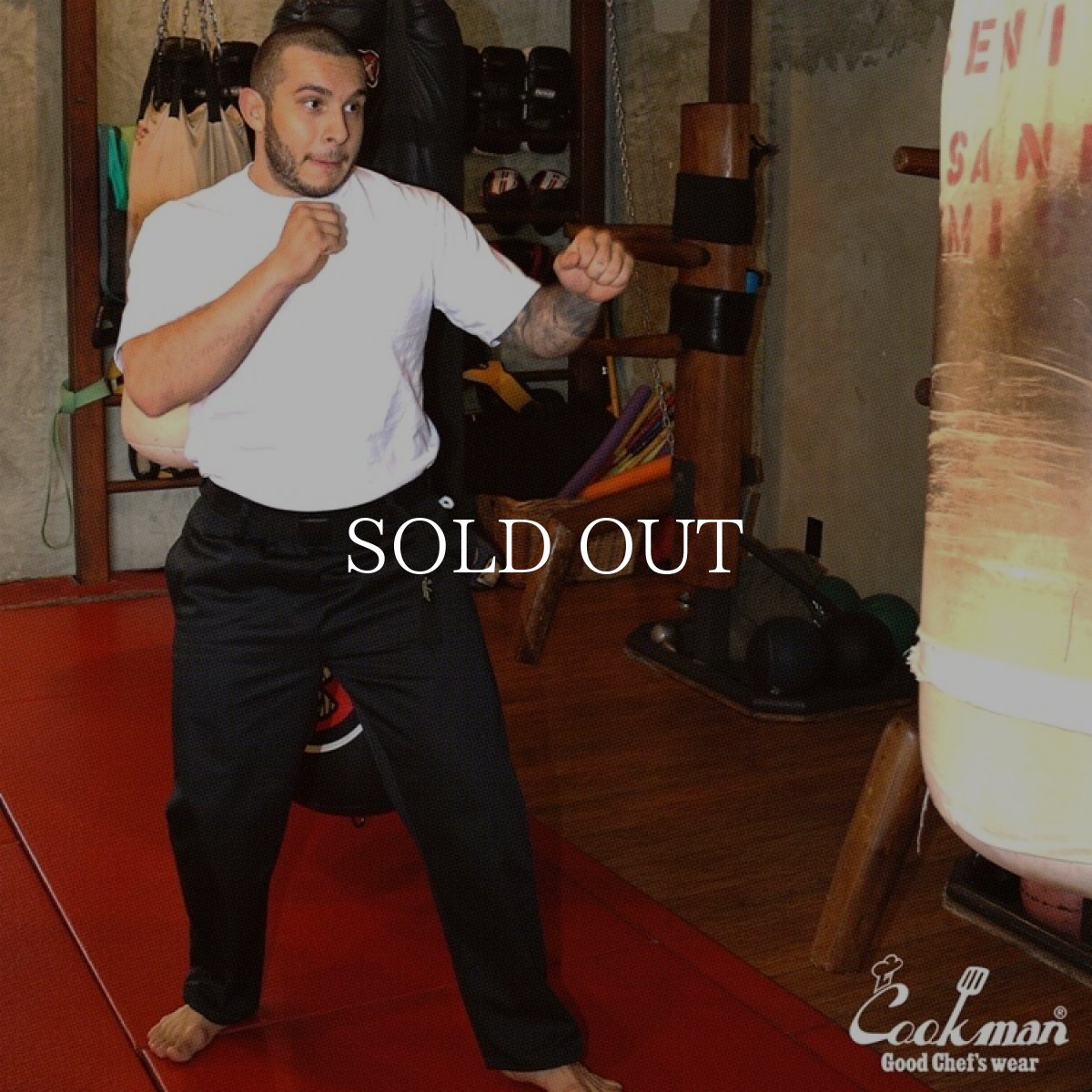 画像15: COOKMAN  シェフパンツ Chef Pants Semiwide Black Belt Black (15)