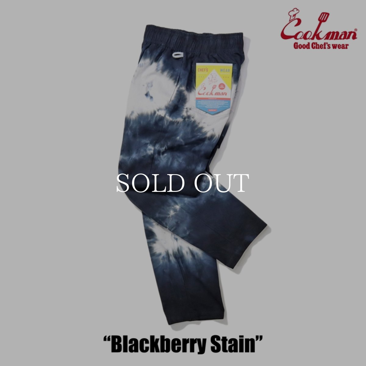 画像5: COOKMAN  シェフパンツ Chef Pants Blackberry Stain (5)