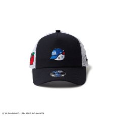 画像2: NEW ERA  Youth 9FORTY A-Frame トラッカー HELLO KITTY キャップ ネイビー (2)
