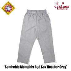 画像2: COOKMAN  シェフパンツ Chef Pants Semiwide Memphis Red Sox Heather Gray (2)