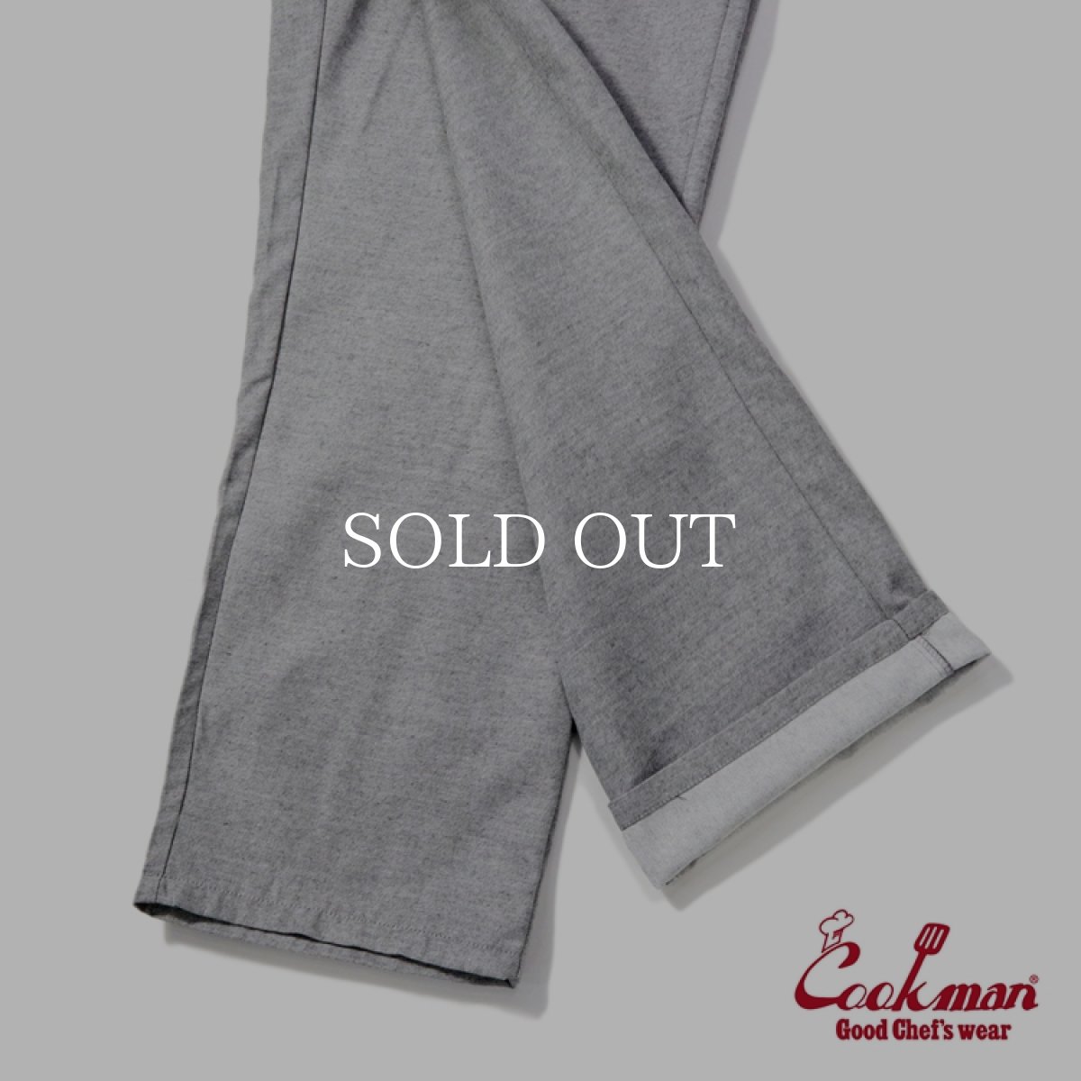 画像12: COOKMAN  シェフパンツ Chef Pants Semiwide Memphis Red Sox Heather Gray (12)