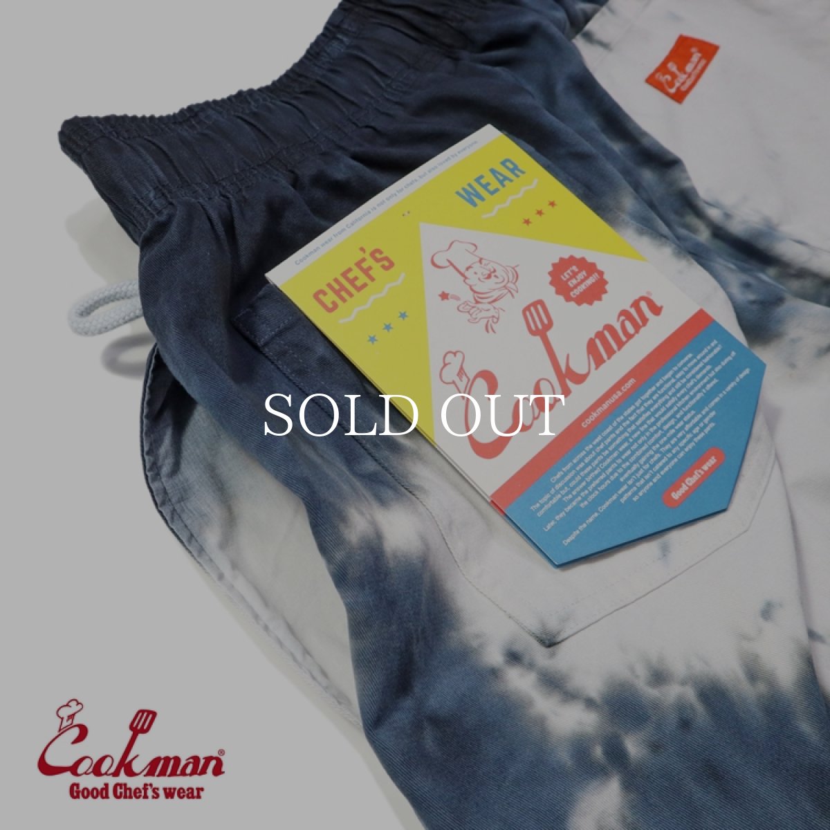 画像9: COOKMAN  シェフパンツ Chef Pants Blackberry Stain (9)