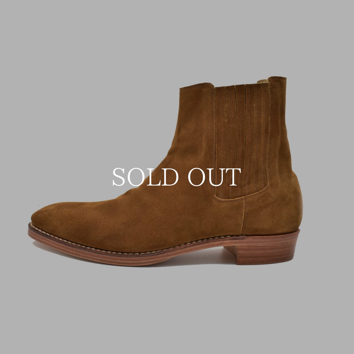 画像5: MINEDENIM  Suede Leather Western Side Gore Boots (5)