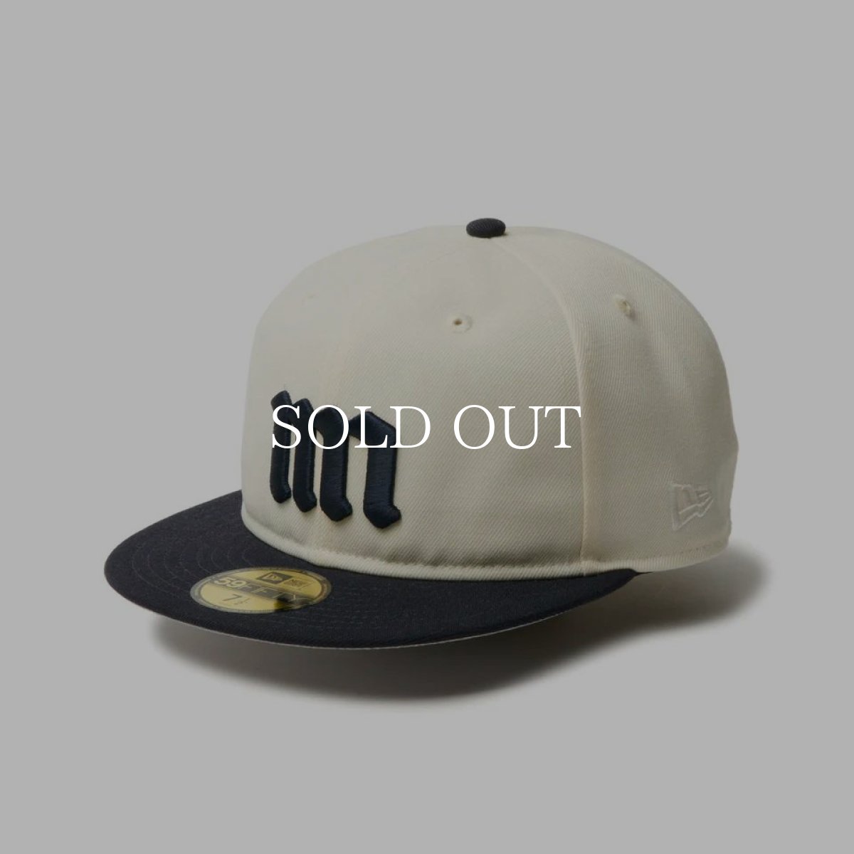 画像1: NEW ERA  59FIFTY ソフトバックラム Powered by GORO NAKATSUGAWA（min-nano）クローム ネイビーバイザー (1)