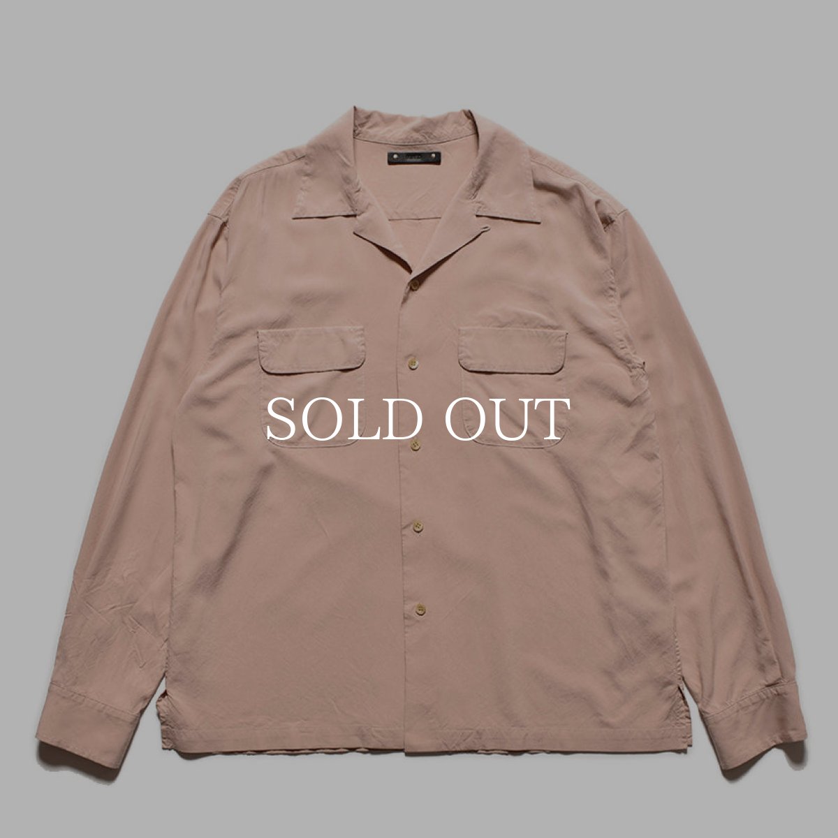 画像1: MINEDENIM  Rayon Open Collar SH (1)