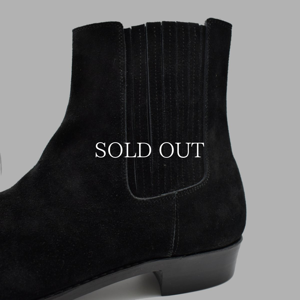 画像16: MINEDENIM  Suede Leather Western Side Gore Boots (16)