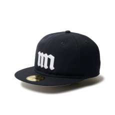 画像1: NEW ERA  59FIFTY ソフトバックラム Powered by GORO NAKATSUGAWA（min-nano）ネイビー (1)
