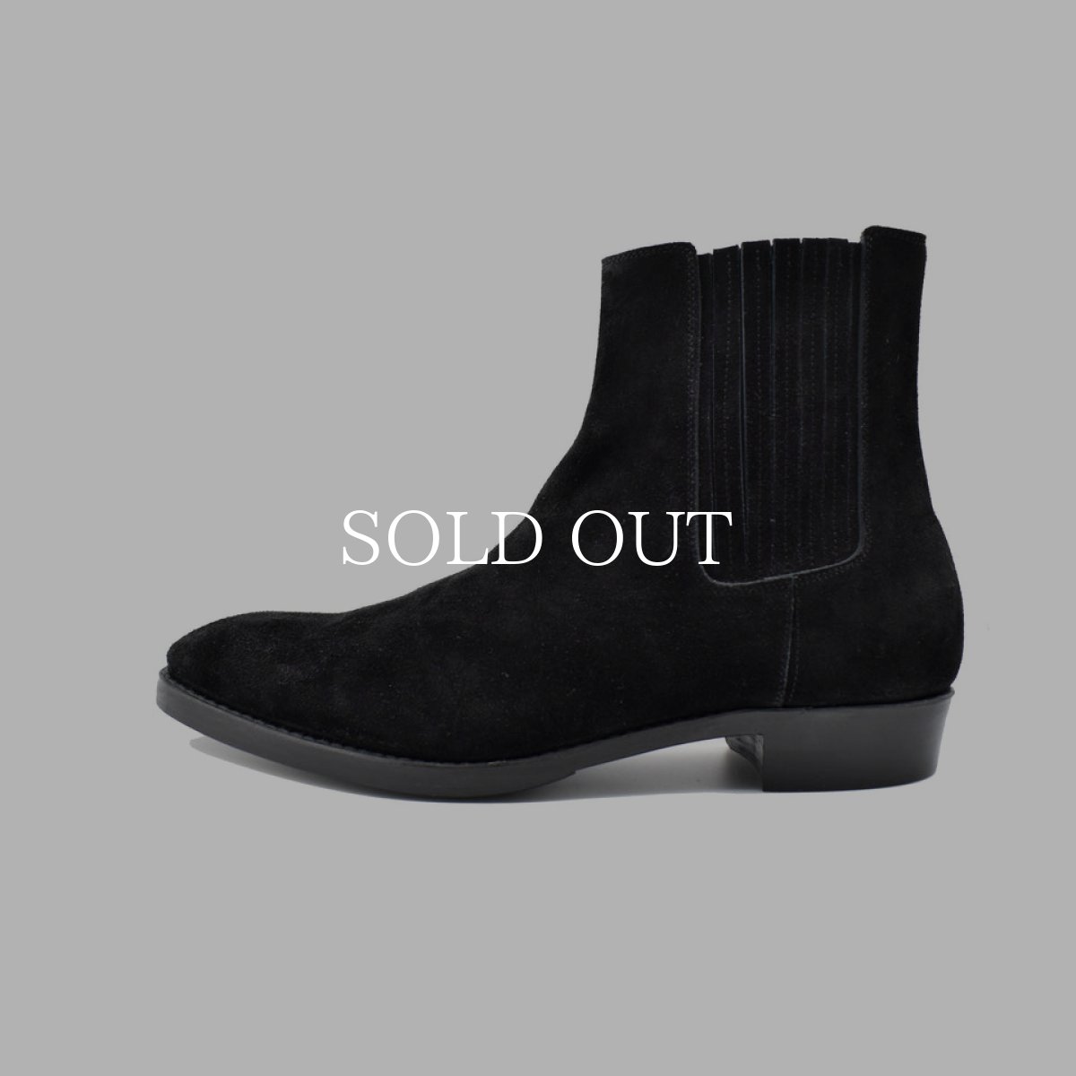 画像13: MINEDENIM  Suede Leather Western Side Gore Boots (13)