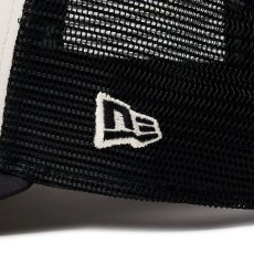 画像6: NEW ERA  9FORTY A-Frame トラッカー MLB Typewriter ロサンゼルス・ドジャース ブラック/クロームホワイト (6)