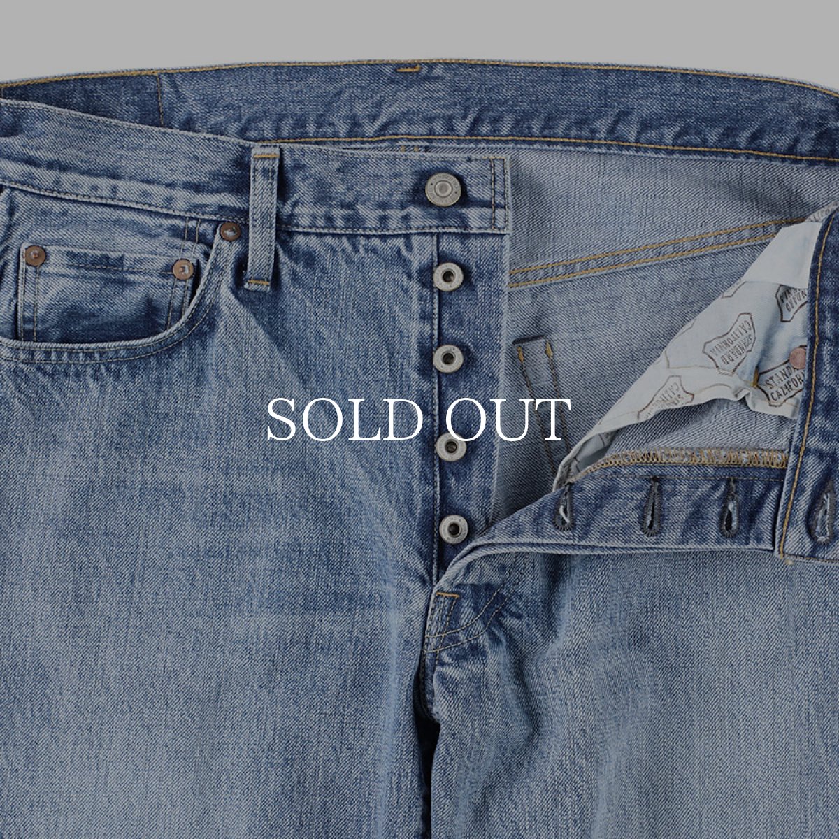 画像4: STANDARD CALIFORNIA  SD 5P Denim Pants 901 66 Vintage Wash (4)