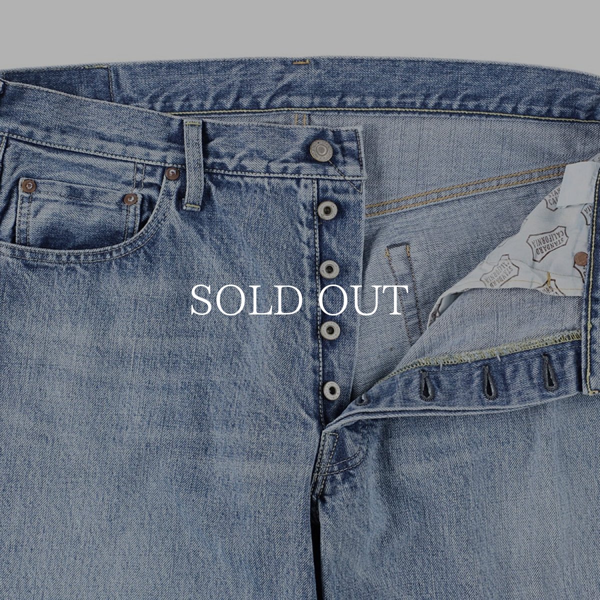 画像4: STANDARD CALIFORNIA  SD 5P Denim Pants S901 Vintage Wash (4)