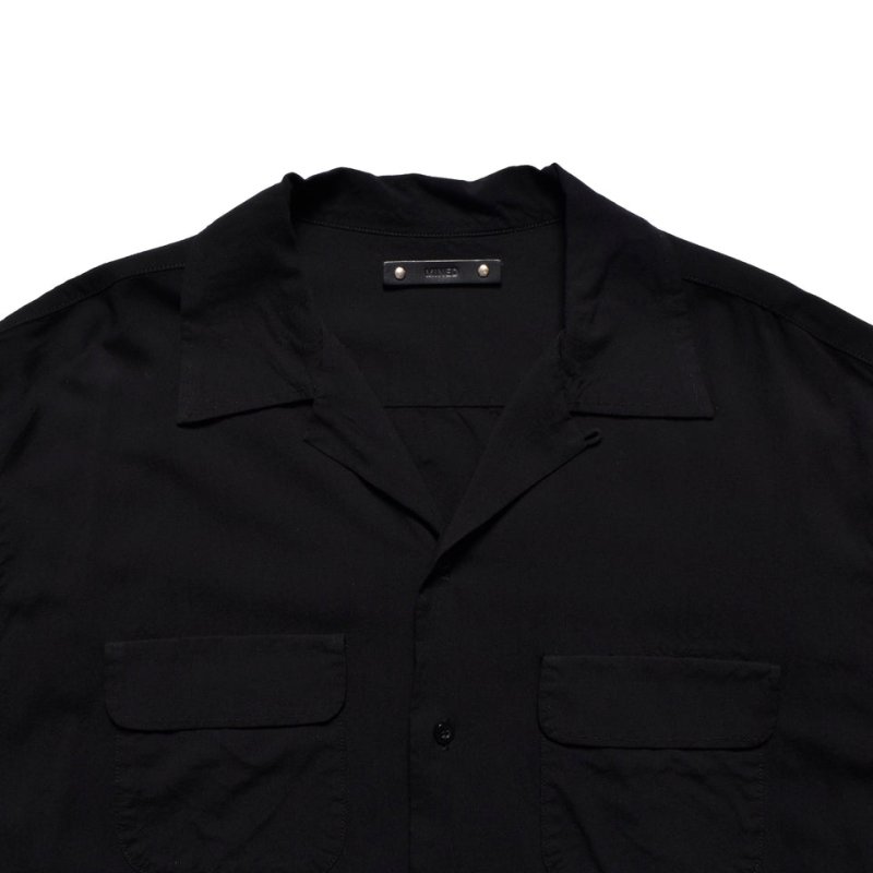 MINEDENIM Rayon Open Collar SH 2502-5002 公式通販