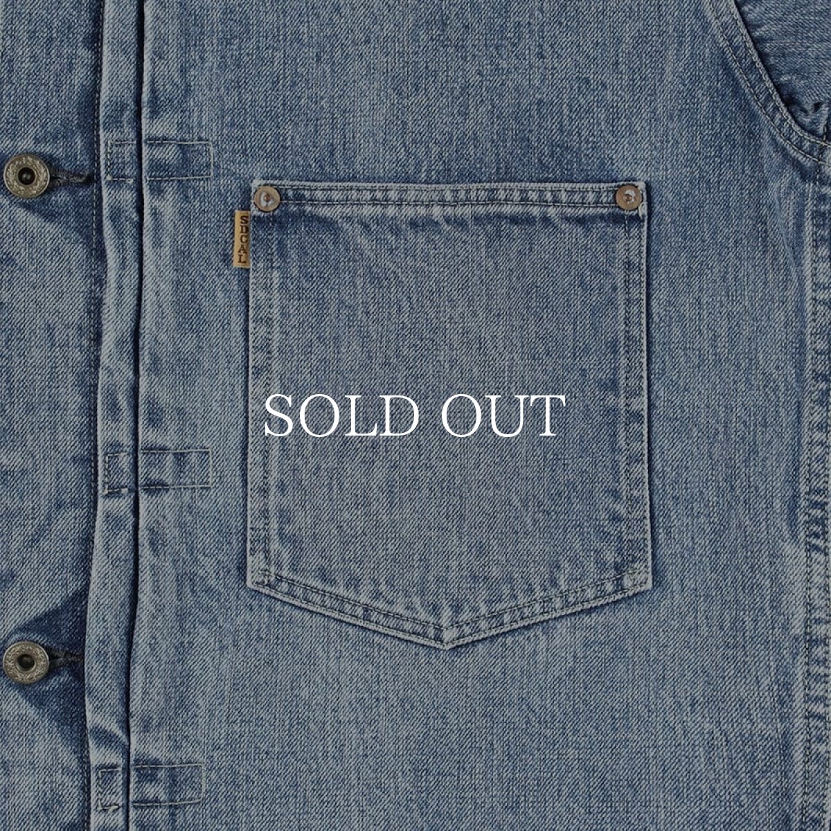 画像5: STANDARD CALIFORNIA  SD Denim Jacket S996 WWII Vintage Wash (5)