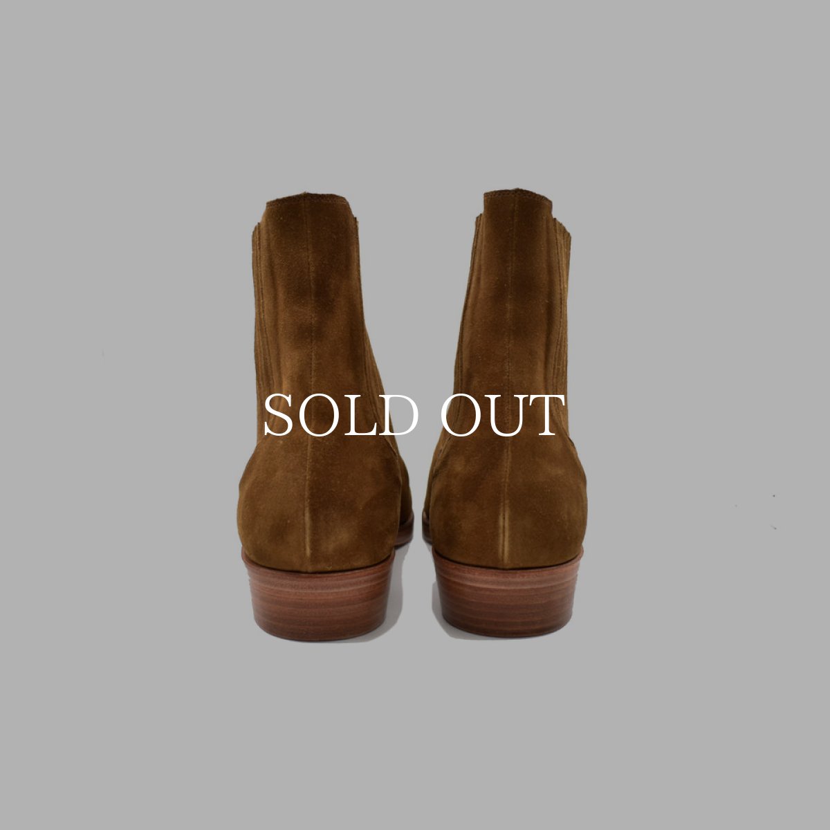 画像3: MINEDENIM  Suede Leather Western Side Gore Boots (3)