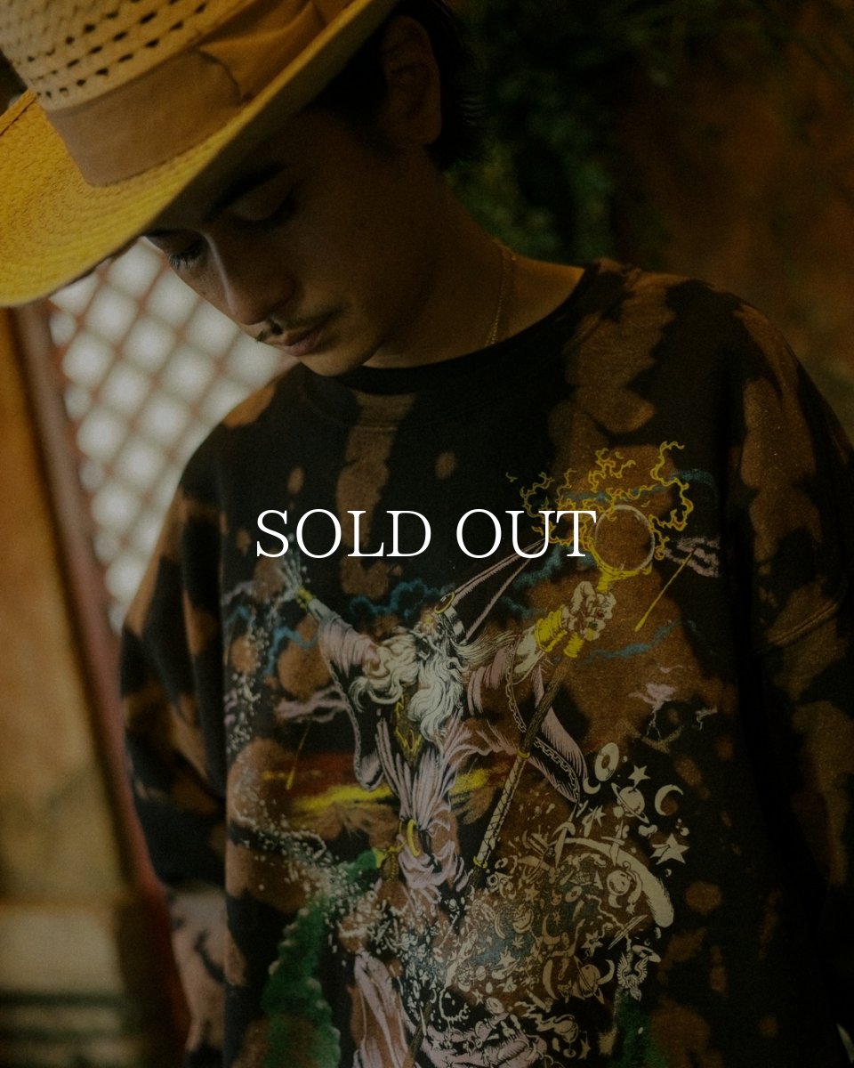 画像3: exodus  WIZARD TIE DYE SWEAT SHIRT (3)