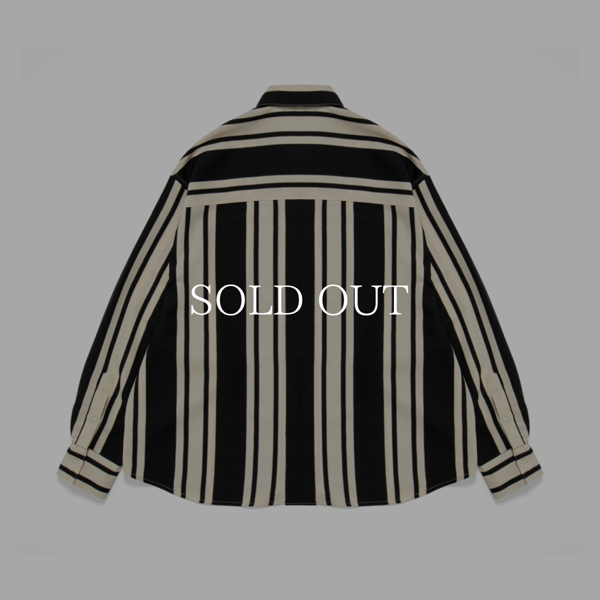 画像8: APPLEBUM  Wooly Twill Stripe Oversize L/S Shirt (8)