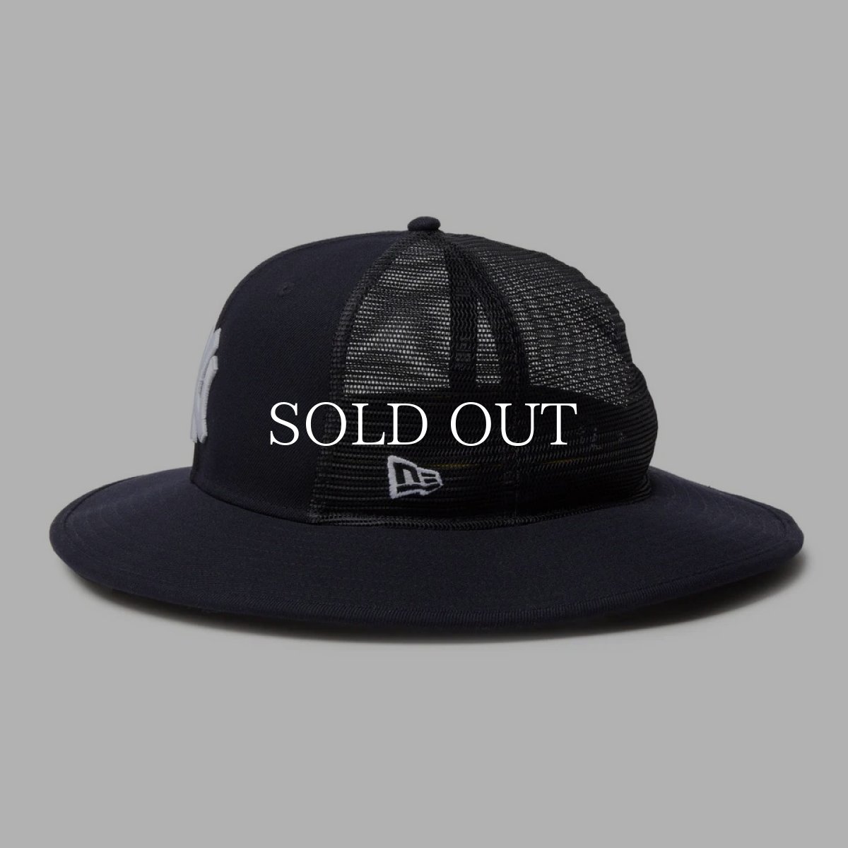画像2: NEW ERA  フィッテド ブリムハット メッシュ Powered by GORO NAKATSUGAWA(min-nano)ニューヨーク・ヤンキース ネイビー (2)