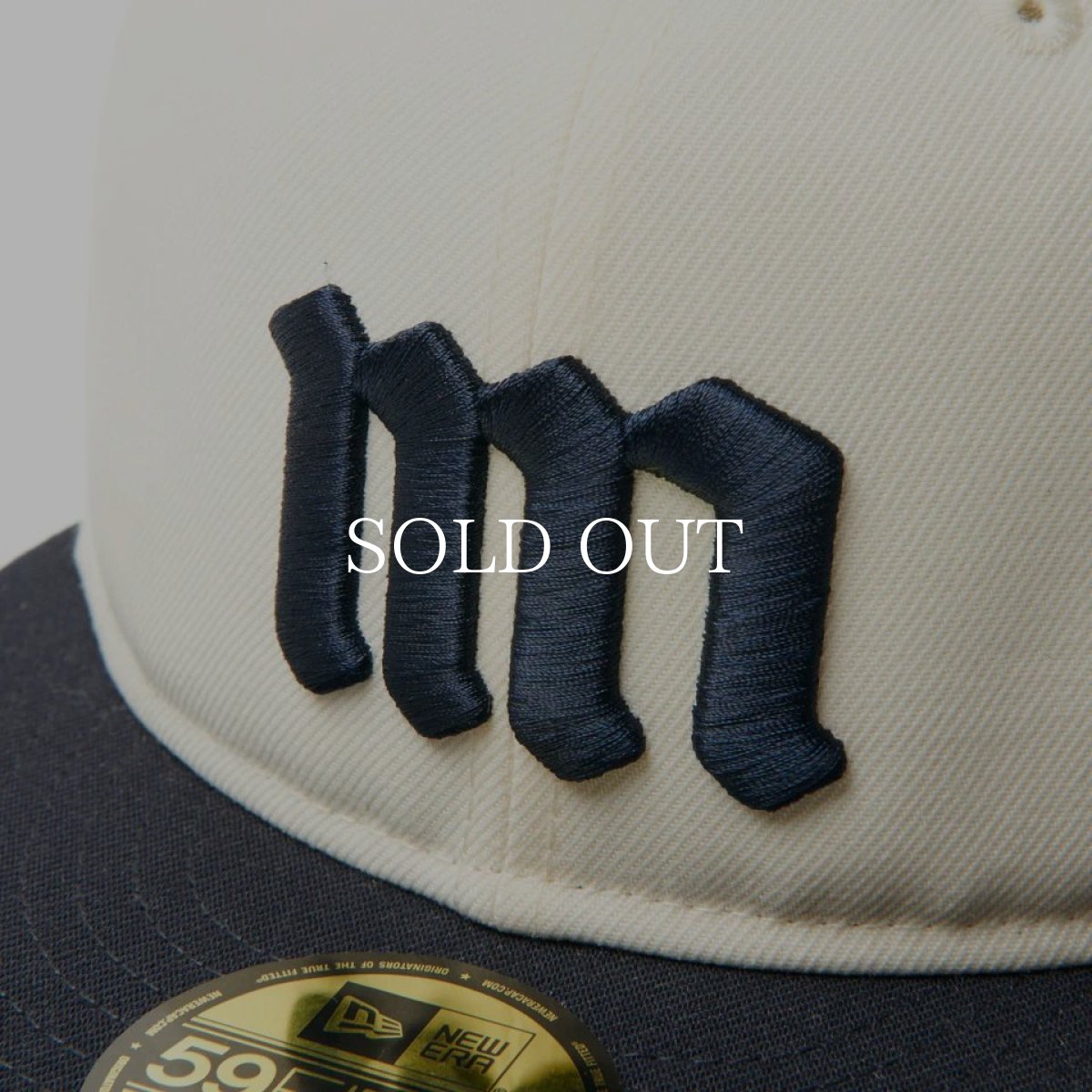 画像2: NEW ERA  59FIFTY ソフトバックラム Powered by GORO NAKATSUGAWA（min-nano）クローム ネイビーバイザー (2)