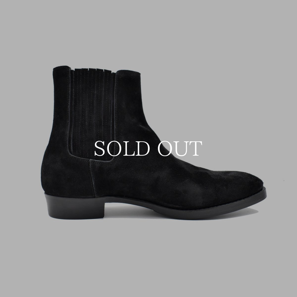 画像14: MINEDENIM  Suede Leather Western Side Gore Boots (14)