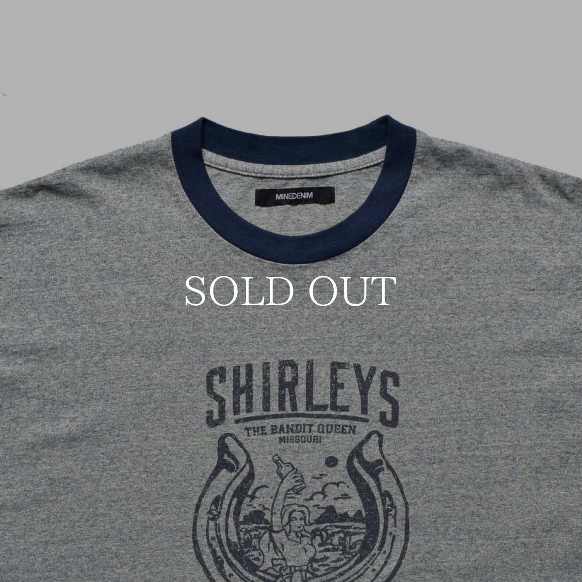 画像3: MINEDENIM  SHIRLEYS Ringerneck T-SH (3)