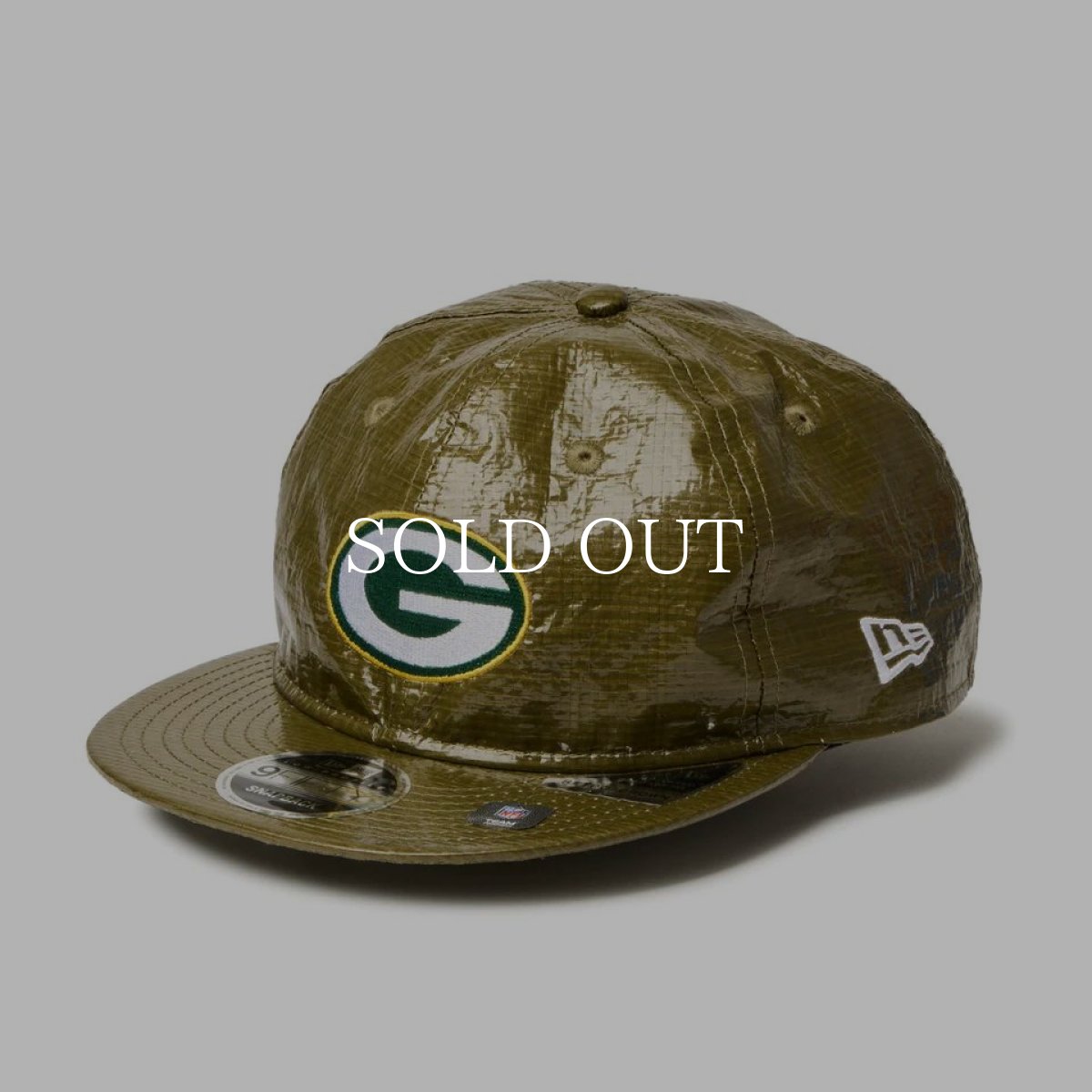 画像1: NEW ERA  RC 9FIFTY フラットバイザー Powered by GORO NAKATSUGAWA（min-nano）グリーンベイ・パッカーズ オリーブ (1)