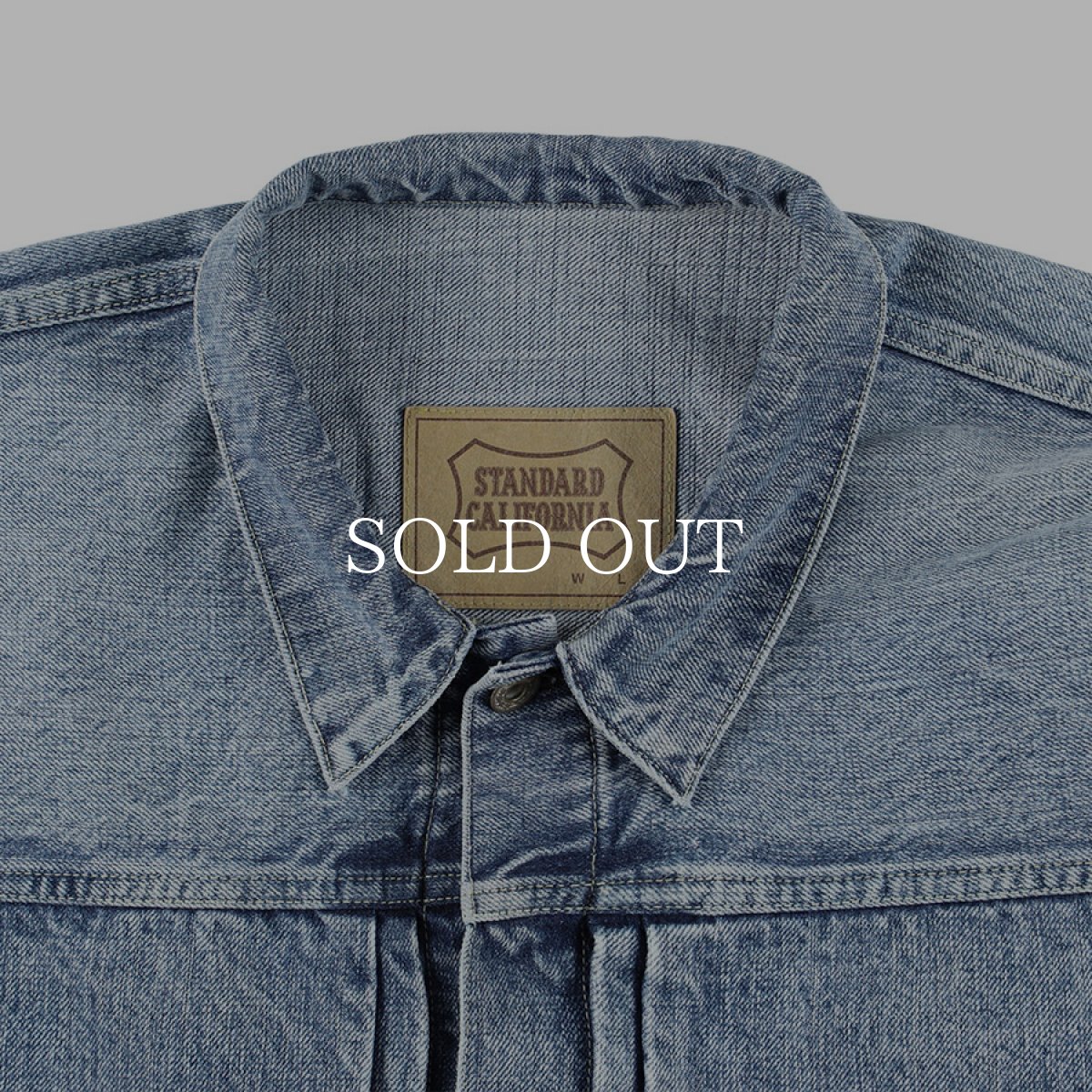 画像4: STANDARD CALIFORNIA  SD Denim Jacket S996 WWII Vintage Wash (4)