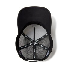 画像4: NEW ERA  9FORTY A-Frame トラッカー MLB Typewriter ロサンゼルス・ドジャース ブラック/クロームホワイト (4)