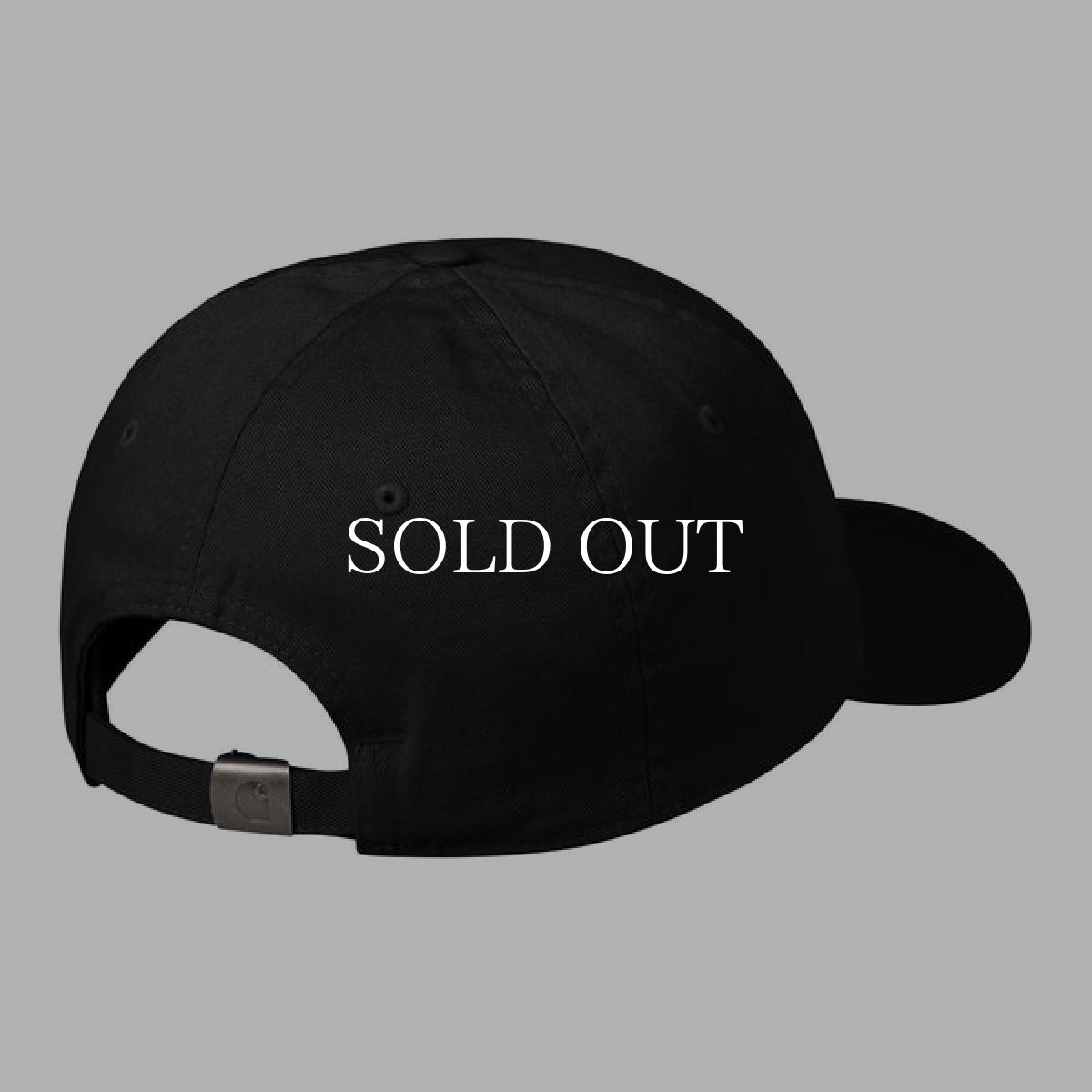 画像2: CARHARTT WIP  MADISON LOGO CAP (Black / White) (2)