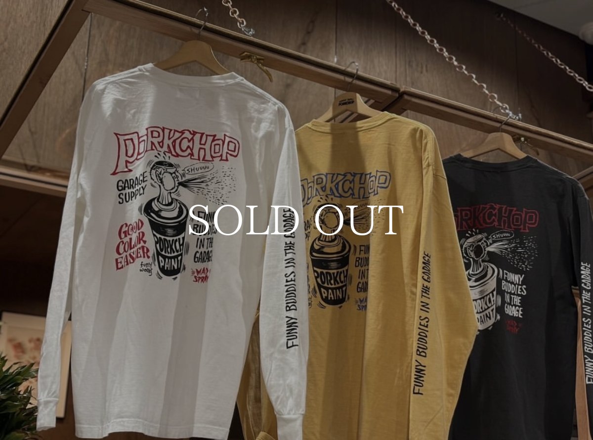 画像18: PORKCHOP GARAGE SUPPLY  MAD SPRAY L/S TEE (18)