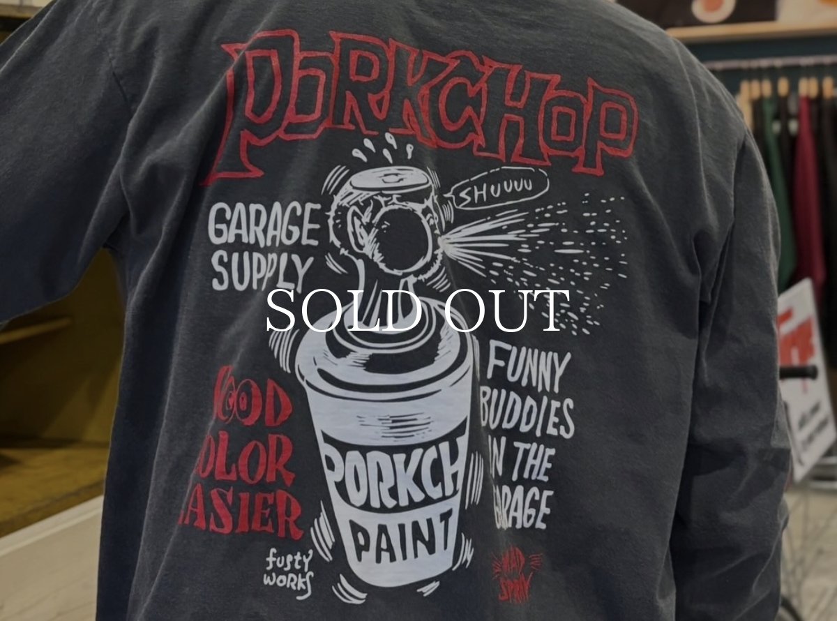 画像17: PORKCHOP GARAGE SUPPLY  MAD SPRAY L/S TEE (17)