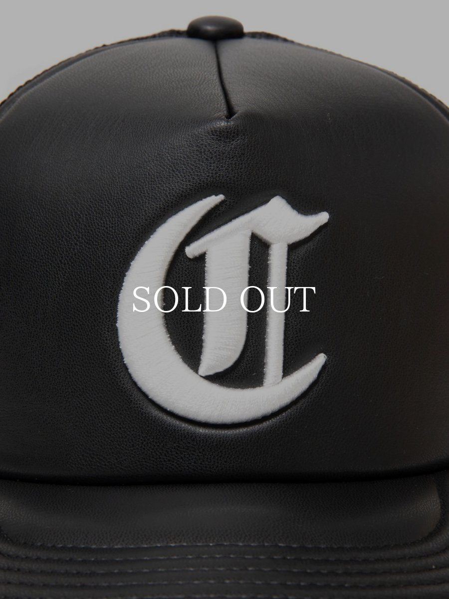 画像2: COOTIE   Faux Leather 5 Panel Mesh Cap (2)