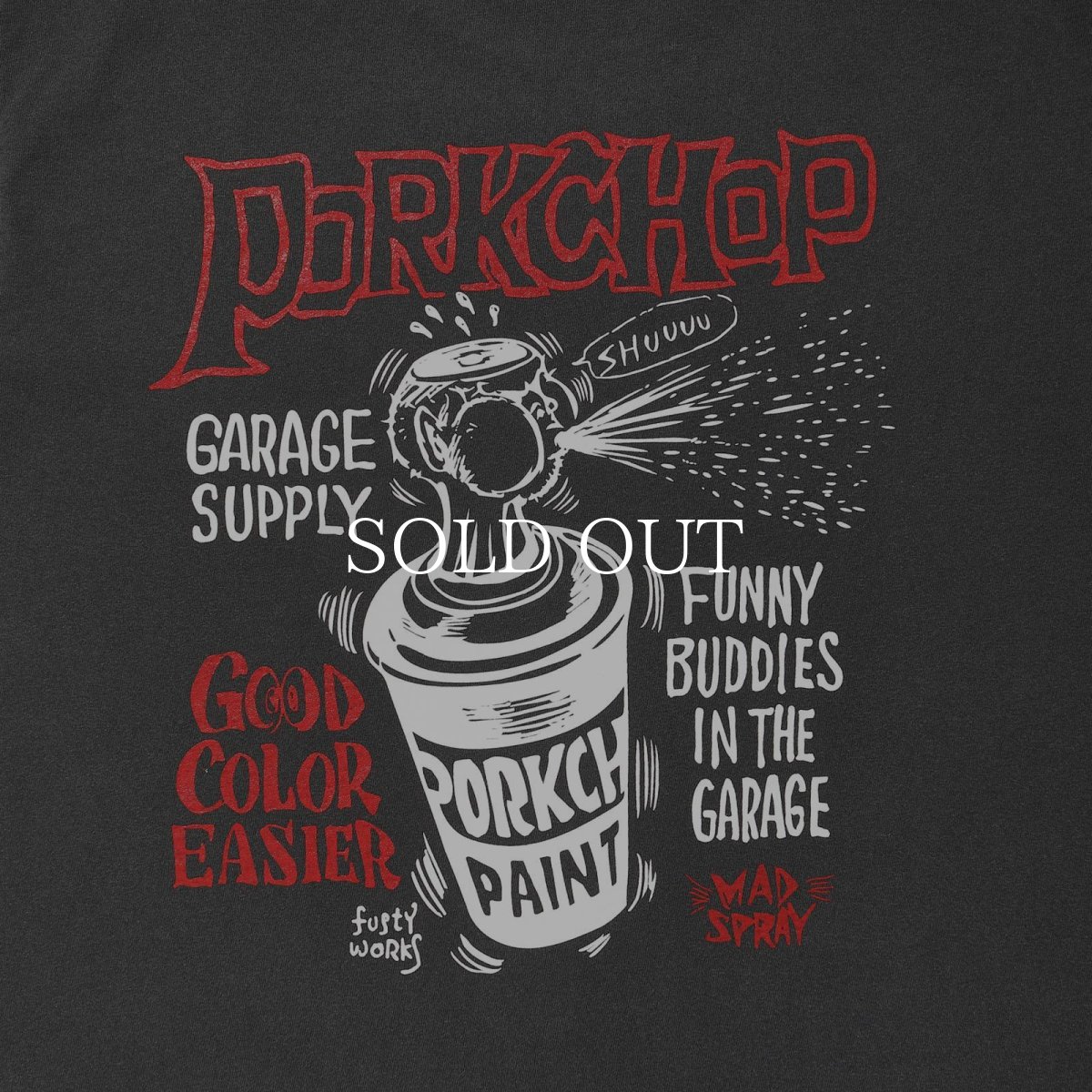 画像8: PORKCHOP GARAGE SUPPLY  MAD SPRAY L/S TEE (8)