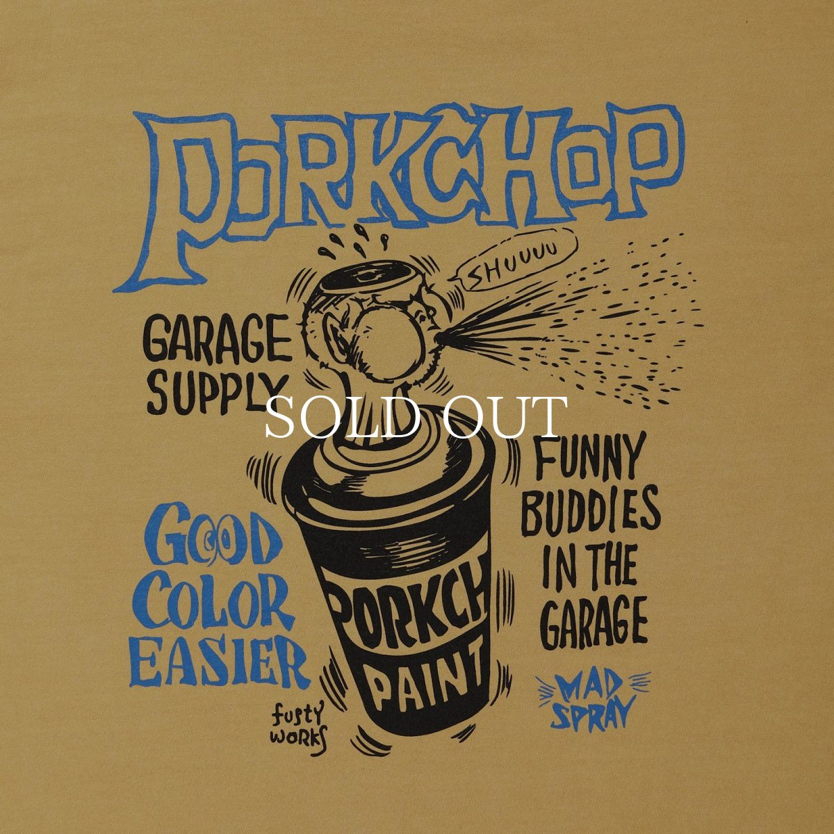 画像13: PORKCHOP GARAGE SUPPLY  MAD SPRAY L/S TEE (13)