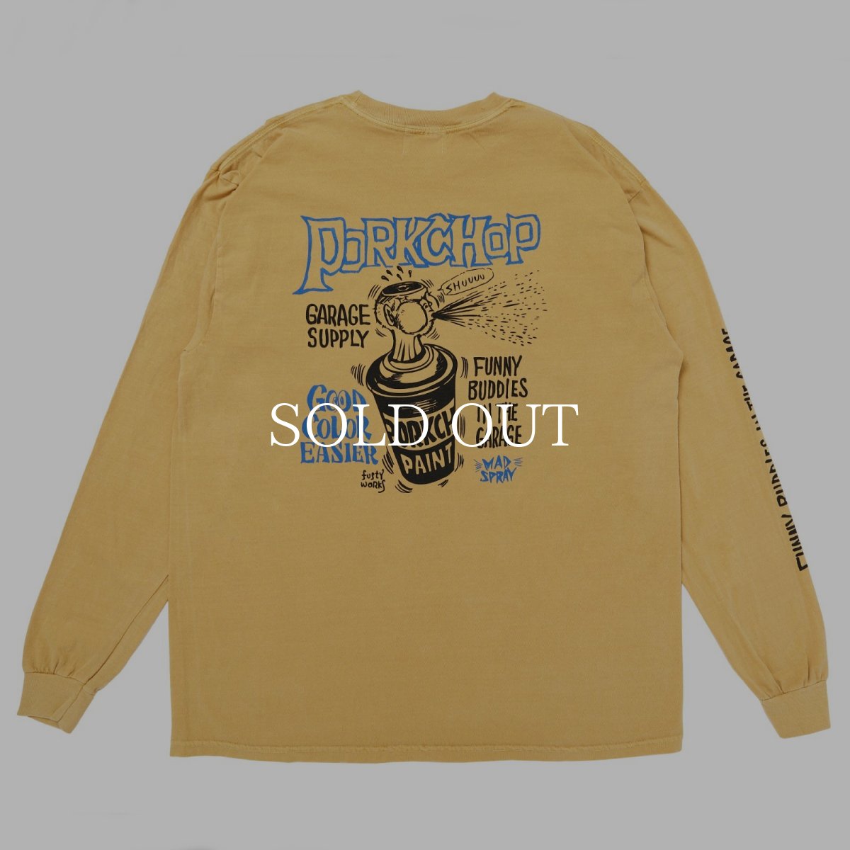 画像11: PORKCHOP GARAGE SUPPLY  MAD SPRAY L/S TEE (11)