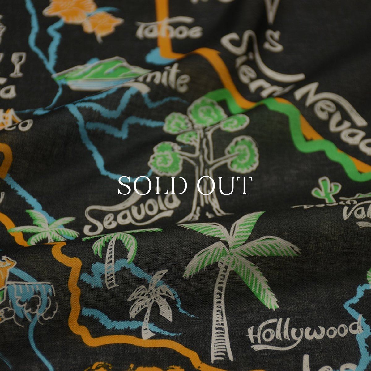 画像5: STANDARD CALIFORNIA  SD Cal Map Bandana (5)