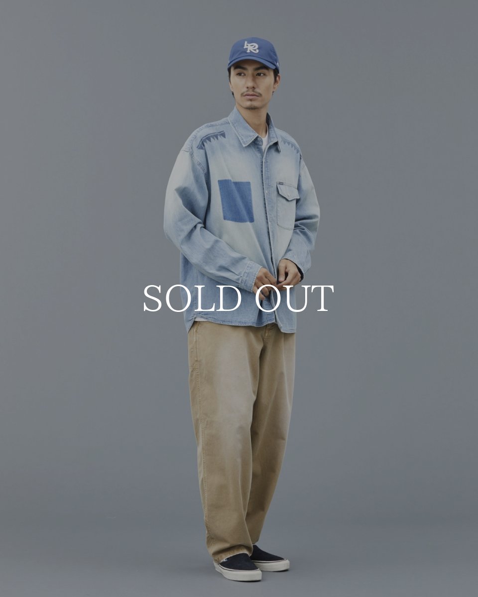 画像25: Liberaiders  TRIBAL DENIM SHIRT (25)