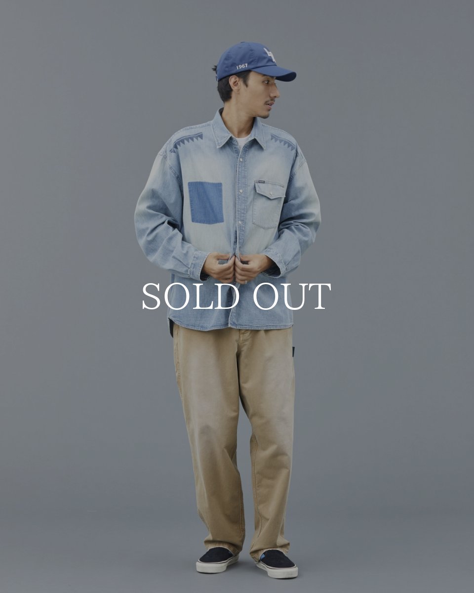 画像23: Liberaiders  TRIBAL DENIM SHIRT (23)