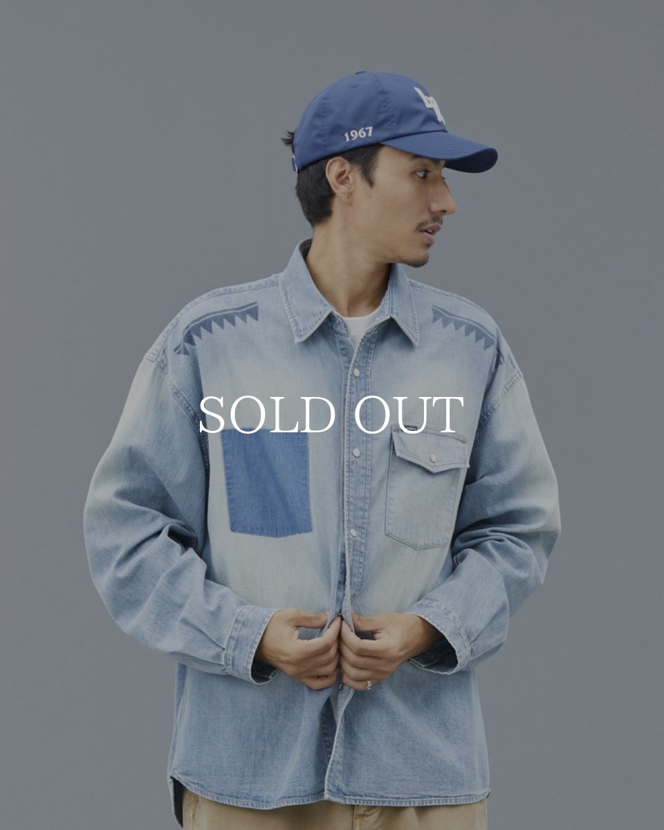 画像24: Liberaiders  TRIBAL DENIM SHIRT (24)