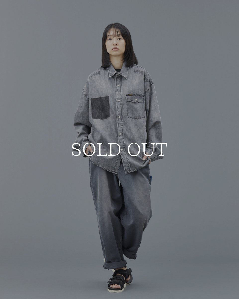 画像16: Liberaiders  TRIBAL DENIM SHIRT (16)