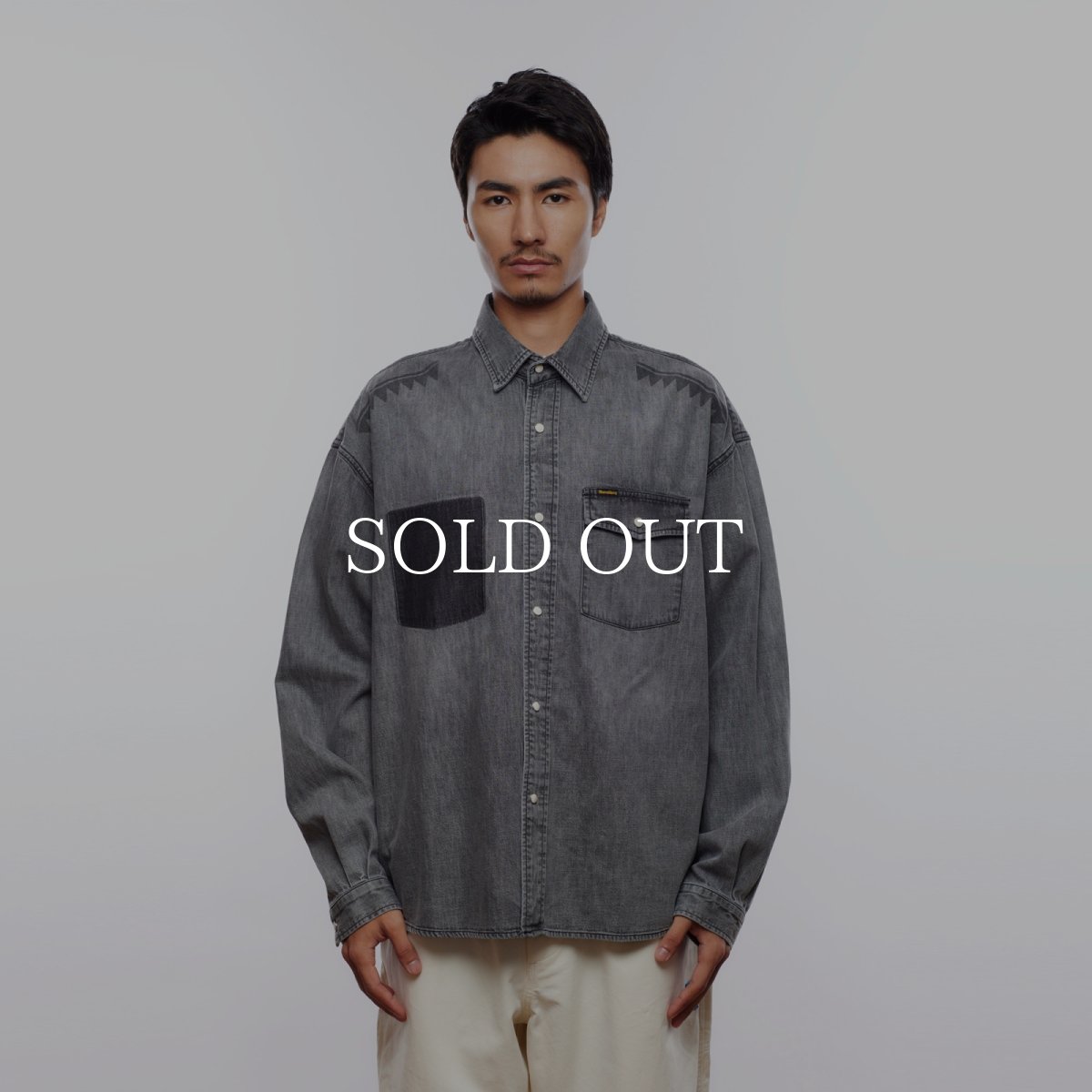 画像10: Liberaiders  TRIBAL DENIM SHIRT (10)