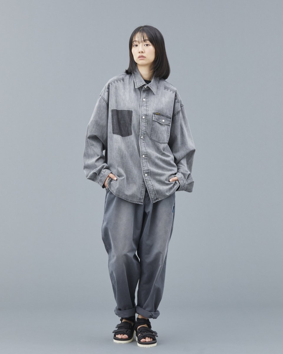 画像17: Liberaiders  TRIBAL DENIM SHIRT (17)