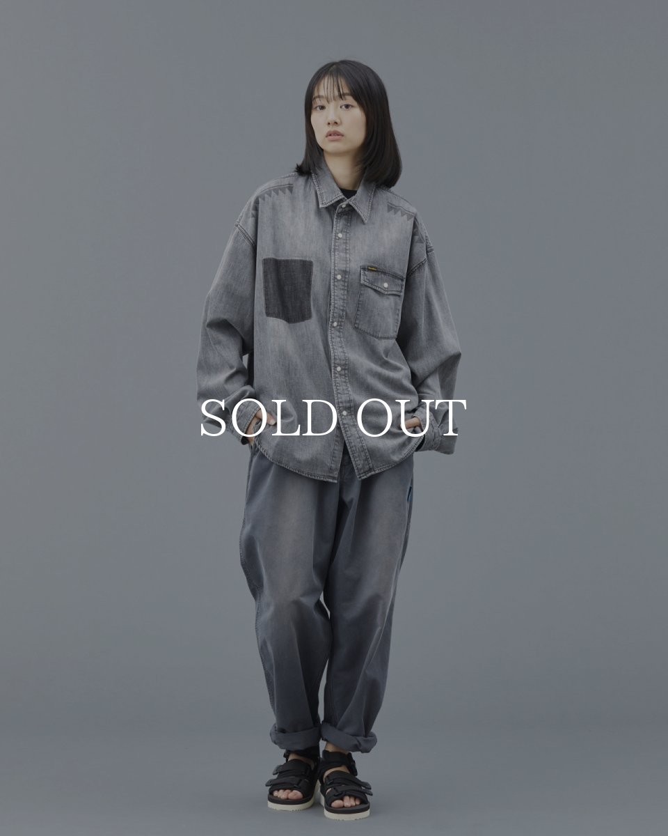 画像17: Liberaiders  TRIBAL DENIM SHIRT (17)