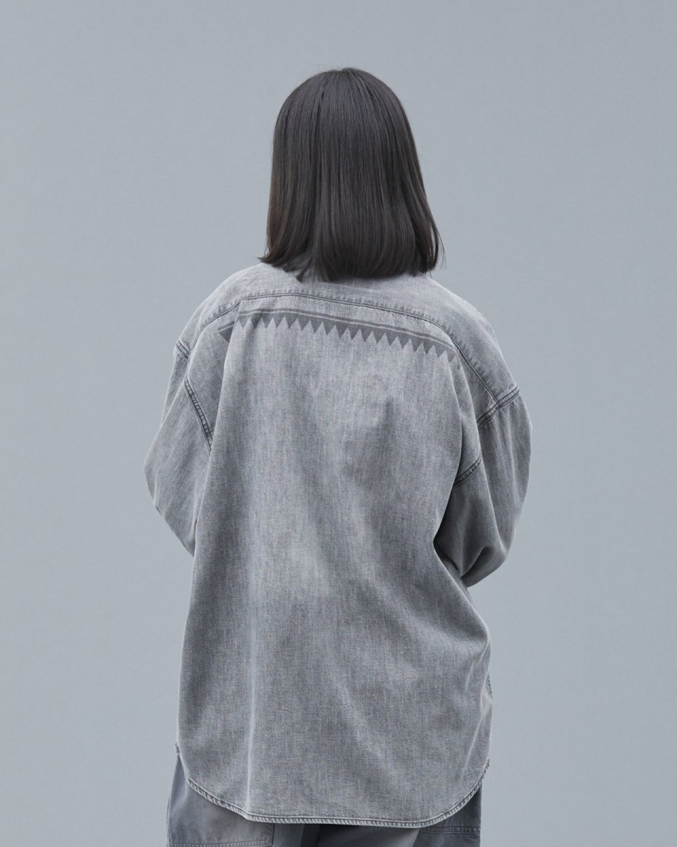 画像20: Liberaiders  TRIBAL DENIM SHIRT (20)