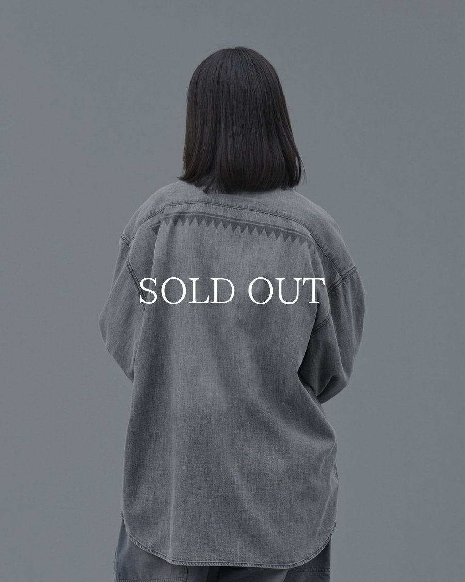 画像20: Liberaiders  TRIBAL DENIM SHIRT (20)