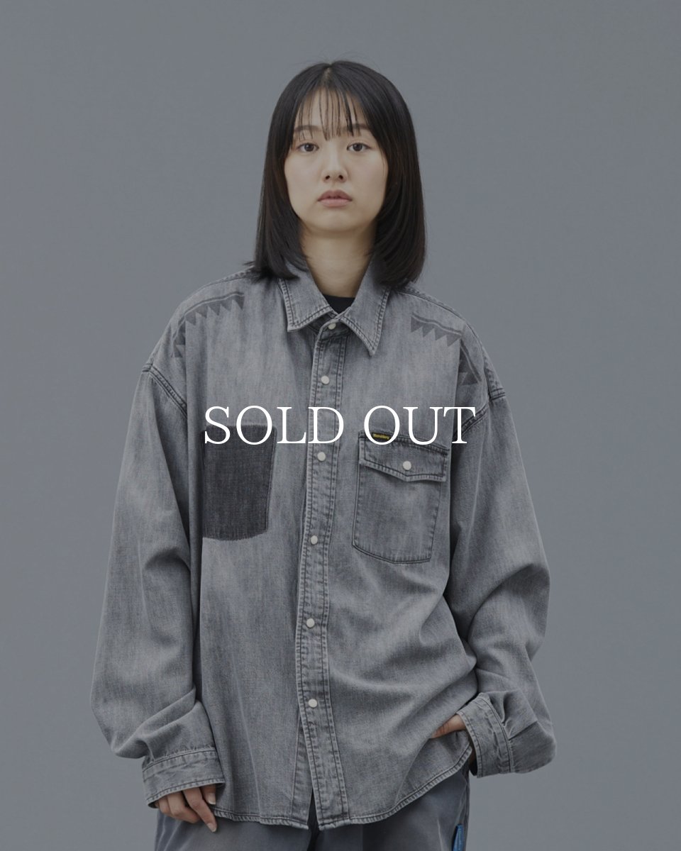 画像15: Liberaiders  TRIBAL DENIM SHIRT (15)