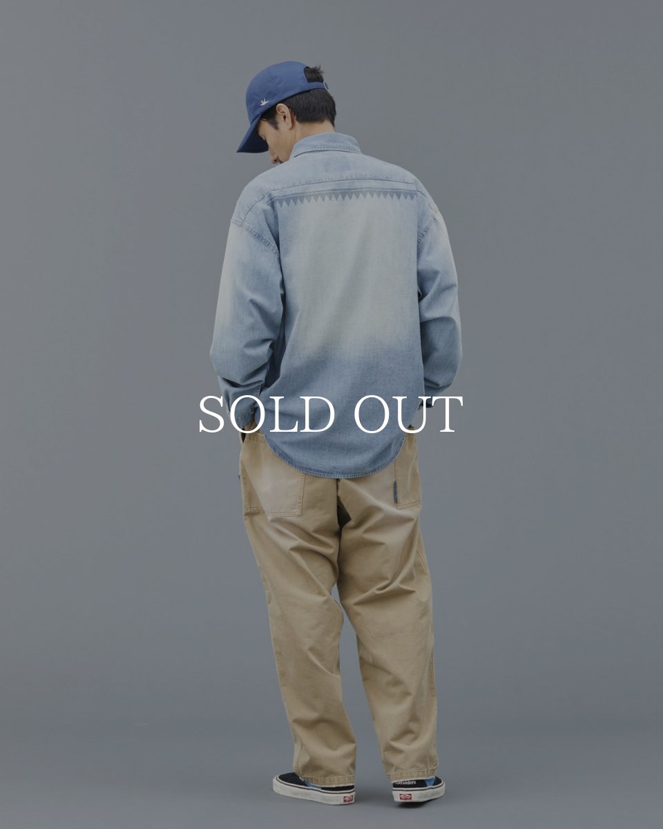 画像28: Liberaiders  TRIBAL DENIM SHIRT (28)